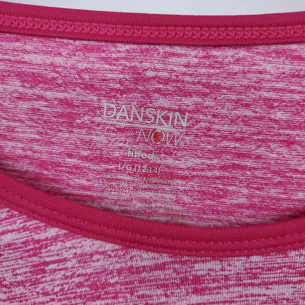 Danskin Athletic Raglan Fitted Tops, L - Picture 8 of 9